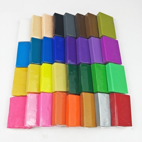 30g/Pcs 2022NEW Professional Soft Clay Mud Pottery Sculpting Ceramic Colorful Translucent Quality Sculpey Polymer Accessories ► Photo 1/6