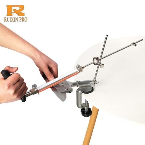 Ruixin Pro Aluminium Alloy Knife Sharpener System 360 Degree Flip Constant Angle Grinding Tools Grinder ► Photo 1/6