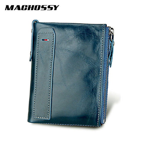 Hot!!! Genuine Leather Women Wallet Purses Coin Purse Female Small Portomonee Bifold Rfid Wallet Lady Purse For Men Money Bag ► Photo 1/6