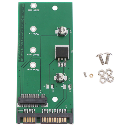 Ngff ( M2 ) ssd to 2.5 inch sata adapter m.2 ngff ssd to sata3 convert card ► Photo 1/6