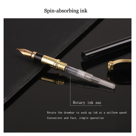 2022 New Business Students Fountain Pen 0.5mm Luxury Brand Office Ink Pen Calligraphy Pen School office supplies 1pc ► Photo 1/6