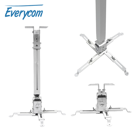 Everycom Adjustable Projector Accessories Ceiling Mount Loading 5KG Roof Wall Bracket For Hanger Hanging LCD DPL Projector ► Photo 1/6