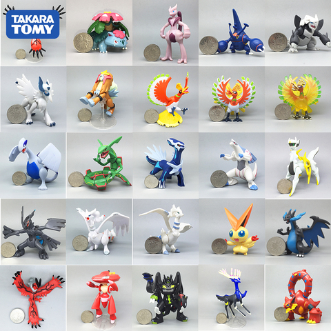 TAKARA TOMY Pokemon Action Figure Pictorial Book MC SP HP Elf Model Doll Big Collect Souvenirs Toy Gifts ► Photo 1/4