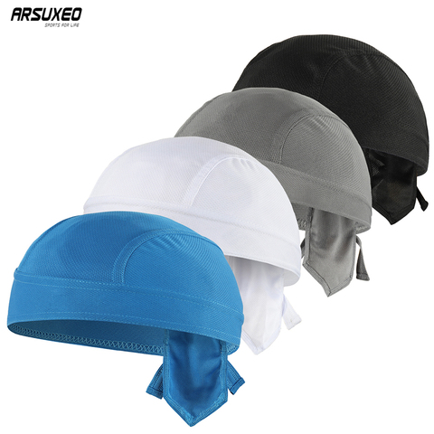 ARSUEXO 2022 Summer Cycling Caps Hats Bike Bicycle MTB Outdoor Sports Bandana Men Women Quick Dry  Head Scarf  p10 ► Photo 1/6