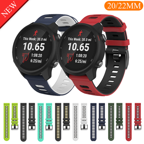 GTS Bip Correa Silicone Band for Huami Amazfit GTR 47mm 42mm Strap Amazfit Pace Stratos 3 2 Watchband Bracelet ремешок 20mm 22m ► Photo 1/6