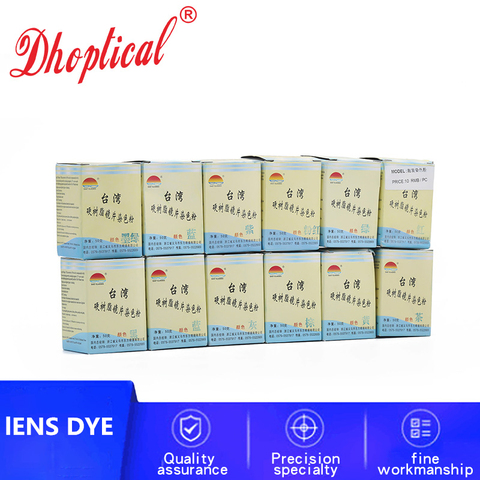 Lens tinting solution dye packets dying tinting material 10 different color  several colors for options glasses accessories ► Photo 1/6