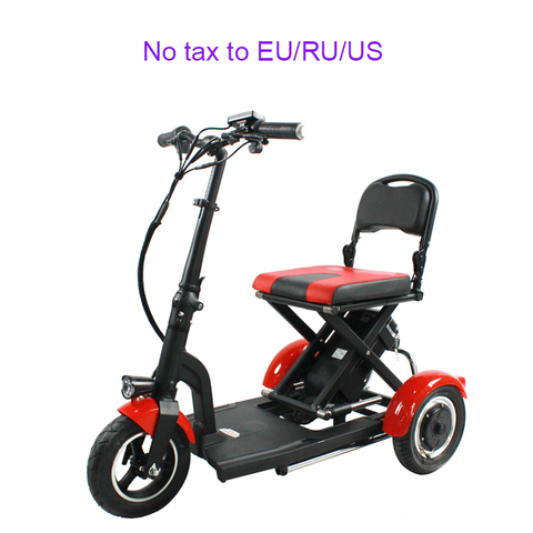 Electric Tricycle adult Folding Electric bike Elderly e bicycle Aluminum alloy 3 wheel  Disabled Bicycle Lithium Battery ► Photo 1/6