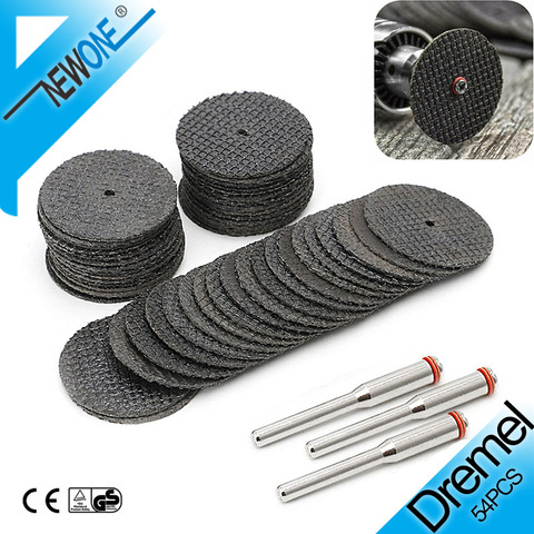 50Pcs Reinforced Fiberglass Tool Abrasive Cutting Disc Cut Off Wheel with 4 Mandrels Rotary, fit Dremel and Compatible Rotary To ► Photo 1/6