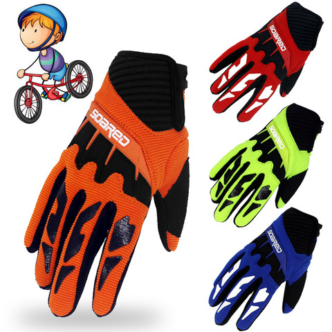 Children Skating Gloves Full Finger Adjustable Quick-release Handwear Outdoor Sportswear Accessories, 3-12 Years Old ► Photo 1/6