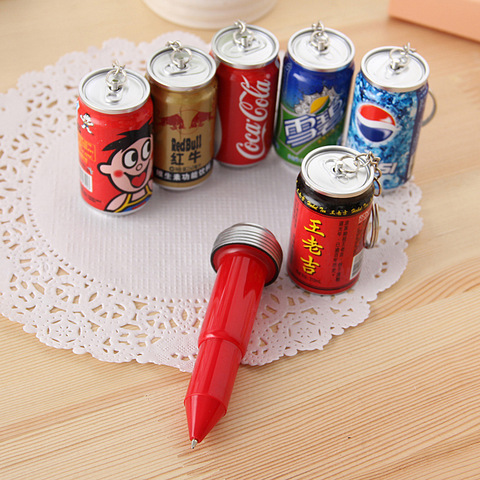 1pcs Kawaii Drinks Cans Ballpoint Pen Magic Ballpen School Office Writing Supplies Student Stationery Pen ► Photo 1/6