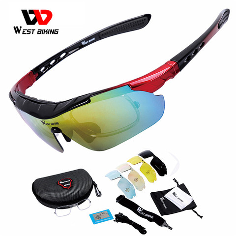 5 Lenses Cycling Polarized Eyewear Glasses Bicycle Sunglasses Mountain Road Bike  Men Women Sport Glasses Cycling Equipment - Price history & Review, AliExpress Seller - West Biking Official Store