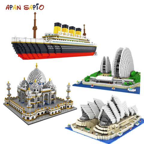 World Famous City Architecture Mini Building Blocks Model Educational Toys for Children Gifts Compatible with Brands Mini Bricks ► Photo 1/6