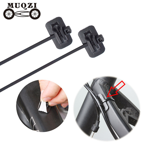 MUQZI 4pcs Bike Shifter Brake Ties Fixed Snap Clamp Oil Tubing Cable Buckle Line Tube Fixed Seat Mountain Road Bicycle ► Photo 1/6