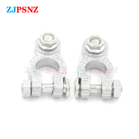 12-24V Battery Terminal Connectors Clamps Positive&Negative Zinc Alloy Replacement Car Battery Terminal Clamp Electric Connector ► Photo 1/6