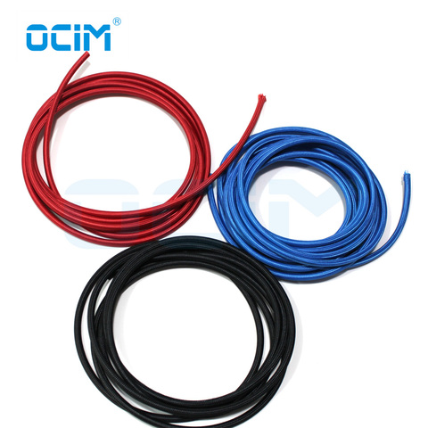 4M Gas Hose And Water Hose ∅ 5*8mm Braided Black  Blue  Red For  Tig Torch ► Photo 1/6