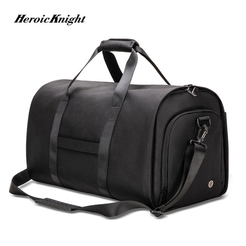Heroic Knight Men Multi-Function Large Capacity Travel Bag Suit Garment Luggage Bag 17 Inch Laptop Waterproof Tote Bag ShoePouch ► Photo 1/6
