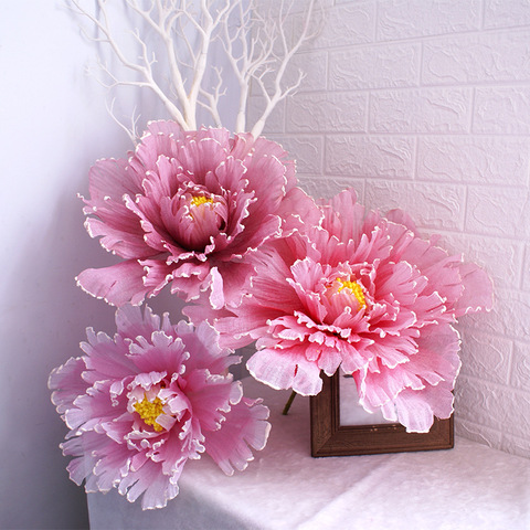 Artificial Large Peony Wedding Flower Wall Road Arch Door Decoration Shopping Mall Window Display ► Photo 1/6