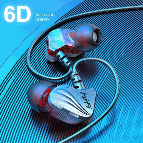 Olhveitra Wired Earphones In-Ear For Computer iPhone Samsung PC 3.5mm Earbuds Auriculares Stereo Headset Gamer Handfree With Mic ► Photo 1/6