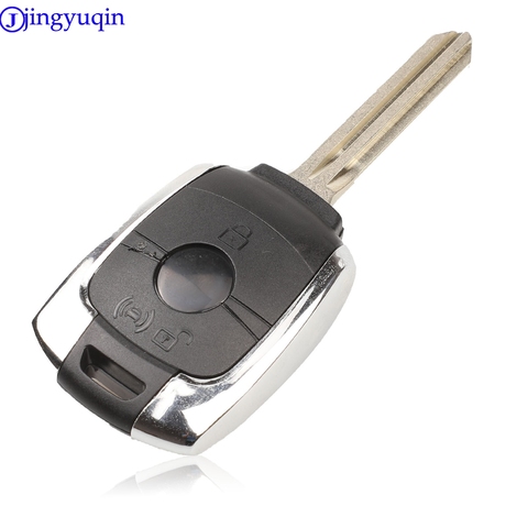 jingyuqin 2 Buttons Replacement Remote Key Shell Case Fob For SsangYong Actyon Kyron Rexton Korando With Uncut Blade car keys ► Photo 1/4