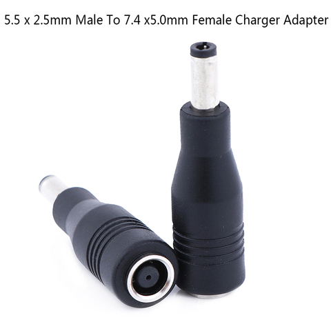 DC Power 5.5 x 2.5mm Male To 7.4 x5.0mm 1Pc Female Charger Adapter Connector ► Photo 1/1