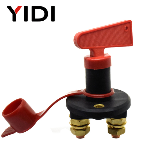 Car Battery Power Switch Disconnect Isolator Circuit Breaker Main Switch Kill Cut-off Switch Insulated Rotary Switch Key Truck ► Photo 1/6