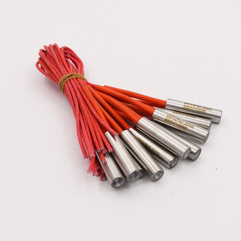 Stainless Steel 6x40mm Cartridge Heater 6mm Tube Diameter 40mm Length 24V/36V/110V/220V/380V 60W Industrial Heater Element ► Photo 1/6