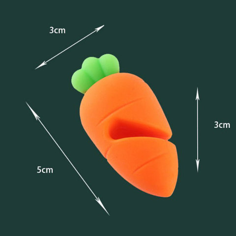 Silicone Carrot Design Spill-proof Pot Lid Rack Creative Overflow Stoppers Pot Cover Lifter For Kitchen ► Photo 1/6