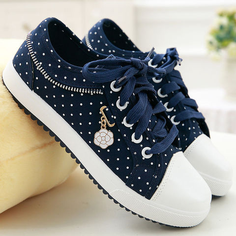 Girls shoes women sneakers spring/autumn 2022 new denim sneakers woman designer zipper student sport shoes ► Photo 1/6