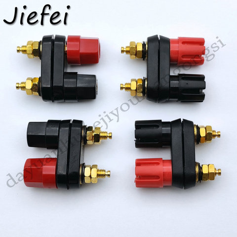 New 2 Type 4MM Speaker banana plug BINDING POST terminal connector banana socket Dual Female Banana Plug for Speaker Amplifier ► Photo 1/4