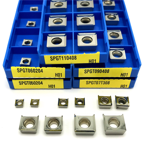 SPGT050204 SPGT060204 SPGT07T308 SPGT090408 SPGT110408 U drills for aluminum carbide inserts turning tool CNC Cutting tool ► Photo 1/6