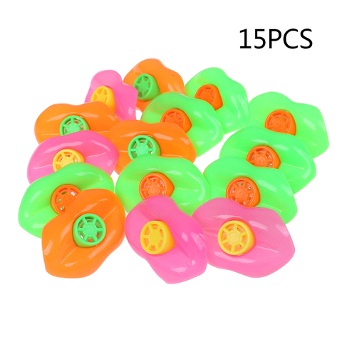 15PCS Plastic Lip Whistles Birthday Party Favors Party Noisemakers For Children Kids Gift ► Photo 1/5