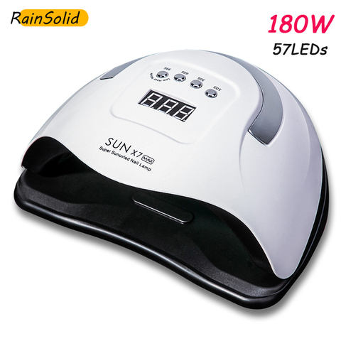 SUN X7MAX UV LED Nail Dryer 180/120W Gel Polish Curing Lamp With Motion Sensor LCD Display Fast Drying UV Gel Nail Manicure Tool ► Photo 1/6