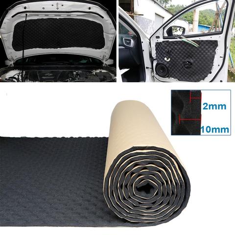UXCELL 4Sizes Studio Sound Acoustic Absorption Car Heatproof Wave Foam Deadener Car Soundproof Cotton Insulation ► Photo 1/6