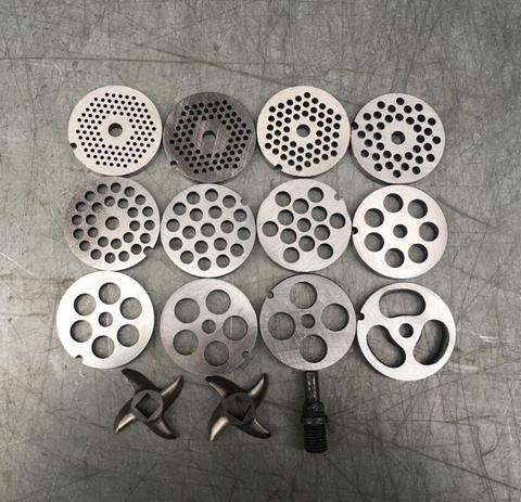 #22 Type Replaceable Meat Grinder Plate Hole 3-20mm Meat Mincer Plate Perforated  Strainer Manganese Steel Chopper Disc ► Photo 1/5