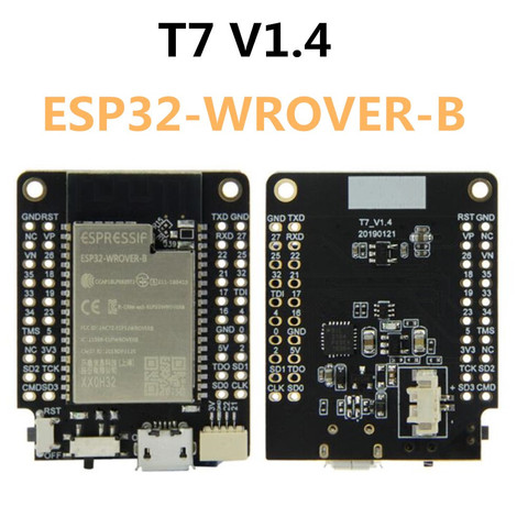 T7 V1.4 Mini32 Expansion Board ESP32-WROVER-B 4MB flash 8Mb PSRAM Wi-Fi Bluetooth Module Development Board ► Photo 1/4