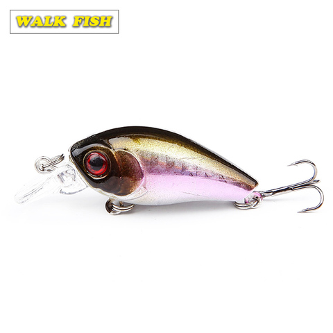 Walk Fish 1Pcs 4.5cm 4.2g Swim Fish Fishing Lure Artificial Hard Crank Bait topwater Wobbler Japan Mini Fishing Crankbait lure ► Photo 1/6