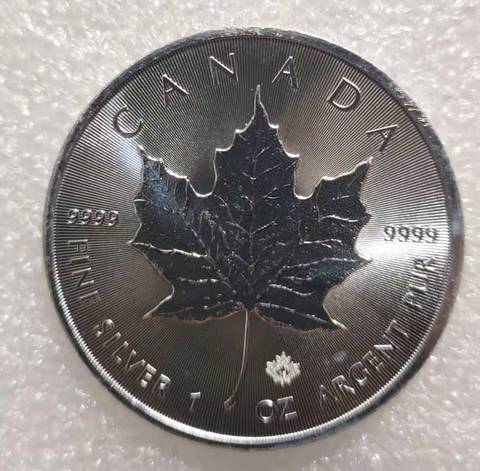 Buy Online Canadian Maple Leaf Silver Coin 16 999 Silver Old 100 Real Silver Original Coins Collectible Coin Alitools