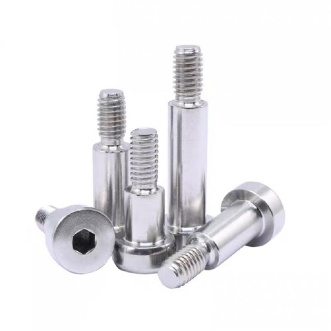 5PCS M3 M4 M5 M6 GB5281 304 Stainless Steel Hexagon Socket Plug Shoulder Screw Contour Shoulder Bolt ► Photo 1/1