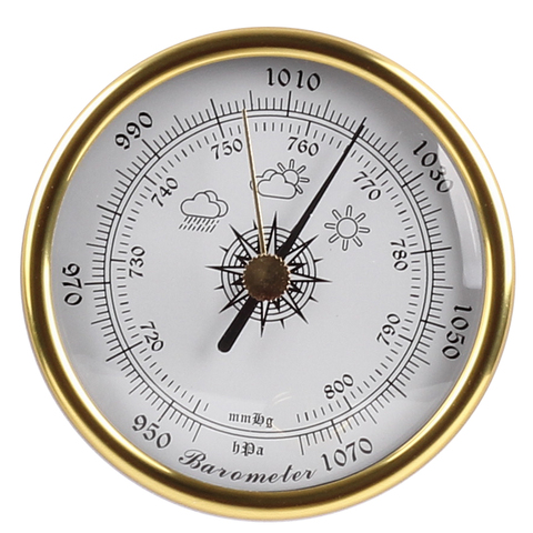 New 1pcs Quality Aneroid Atmospheric Air Pressure Barometer 2-5/6-Inch Diameter Round Dial Trac Outdoor Fishing Barometer White ► Photo 1/6