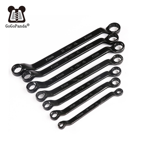 Free Shipping 5.5mm*7mm  - 13 * 16mm High Quality Box End Wrench Daul Head Ratchet Handle Spanner ► Photo 1/6