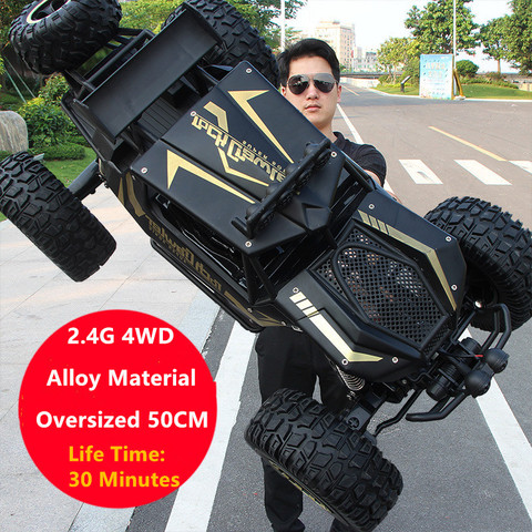 RC Car 4WD 1:8 50cm Oversized Half-meter Body alloy Climbing RC Car Mountain Bigfoot high speed Off-road Vehicle 2.4G RC Car toy ► Photo 1/5