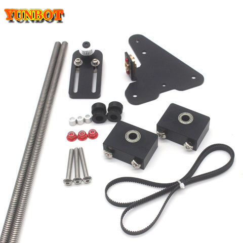 3D Printer Parts Upgrade Kits Creality Ender 3/CR10 Dual Z Axis T8 Lead Screw Kits Bracket Aluminum Profile WIth Belt Pulley ► Photo 1/6
