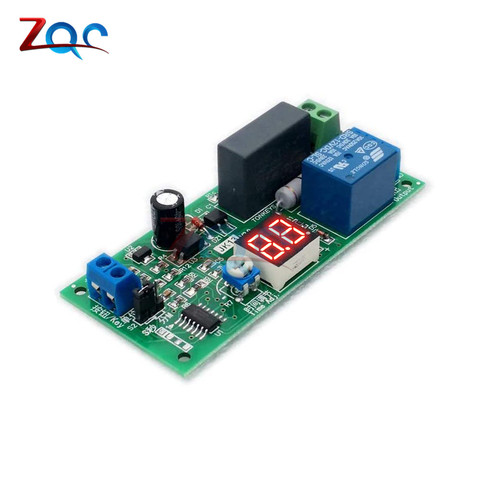 JK13 AC 220V 10A Timer Delay Switch Relay Module Adjustable 1 -99 Minutes Trigger Countdown Circuit Switch Board LED Display ► Photo 1/4