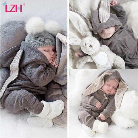 LZH Infant Clothing Baby Boys Clothes Autumn Winter Newborn Baby Rompers For Baby Girls Jumpsuit Christmas Baby Costume 0-2 Year ► Photo 1/4