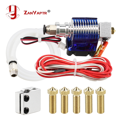 3D Printer J-head Hotend with Fan for 1.75/3.0mm 12V 24V 3D v6 bowden Filament Wade Extruder 0.4mm Nozzle + Volcano kit ► Photo 1/5