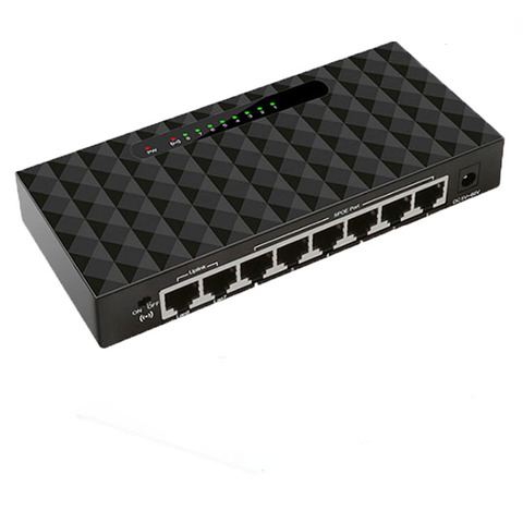 8 Port Gigabit Network Switch 10/100/1000Mbps Gigabit Ethernet Network Switch Lan Hub High Performance Ethernet Smart Switcher ► Photo 1/6