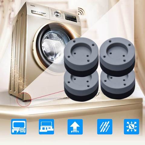 Anti-slip And Noise-reducing Washing Machine Feet Non-slip Mats Refrigerator Anti-vibration pad 2/4pcs Kitchen Bathroom Mat ► Photo 1/6