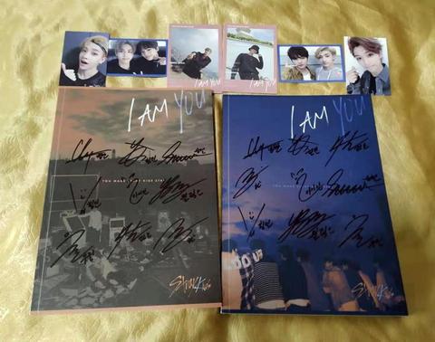 hand signed Stray Kids autographed mini3rd I AM YOU /autograph CD+photobook 042022 ► Photo 1/1