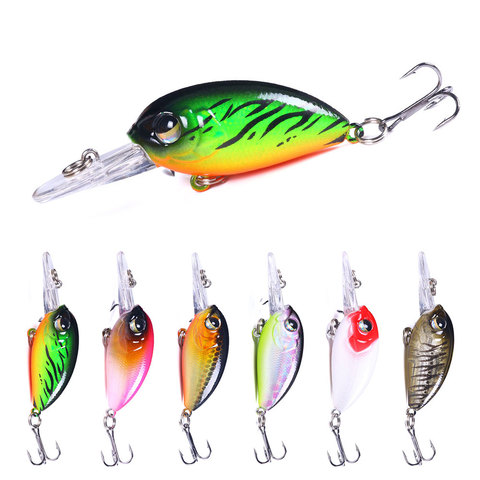 6cm 5g Mini Crankbait Fishing Lure Topwater Artificial Japan Hard Bait Minnow Swimbait Trout Bass Carp Fishing 0.3-2m ► Photo 1/6