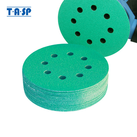 TASP 25pcs Professional Anti Clog 125mm Sandpaper 5